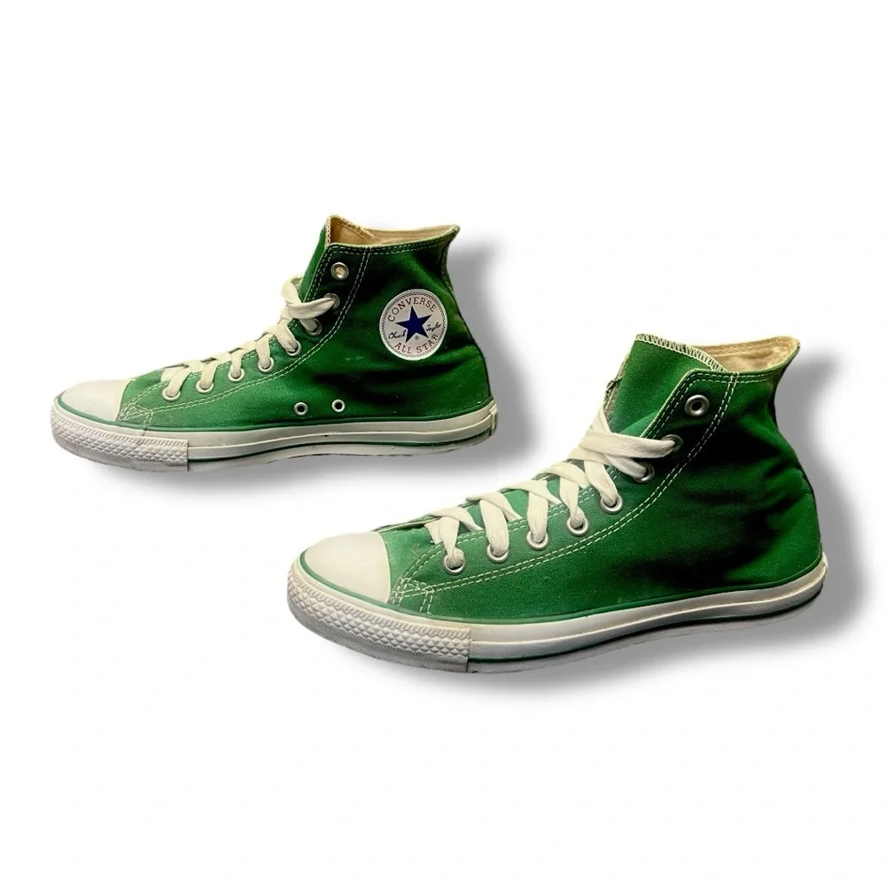 Converse Chuck Taylor All Star High Top Grn Canvas Sneaker 1J791 Mens 10 Wos 12‎